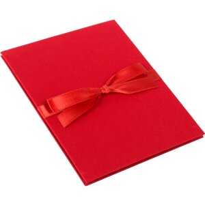 Goldbuch Leporello zložka Linum červené plátno 10 fotografií 13x18 cm