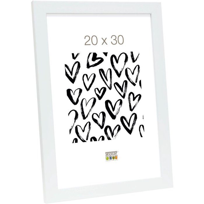 Rám na obraz S41VH1 biely plast 15,0 x15,0 cm