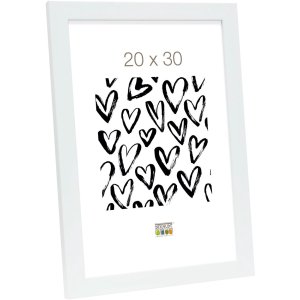 Rám na obraz S41VH1 biely plast 15,0 x15,0 cm