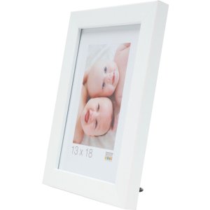 Rám na obraz S41VH1 biely plast 15,0 x15,0 cm