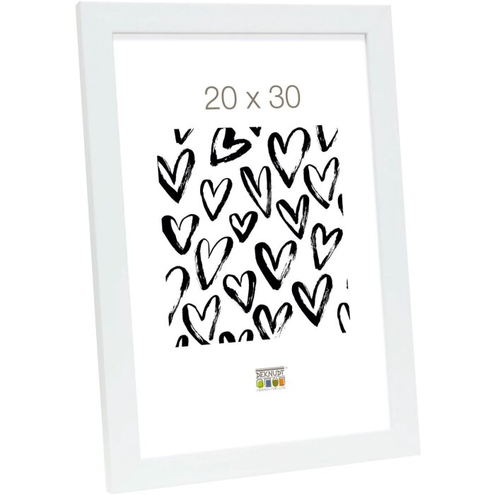 Rám obrazu S41VH1 biely plast 30,0 x45,0 cm