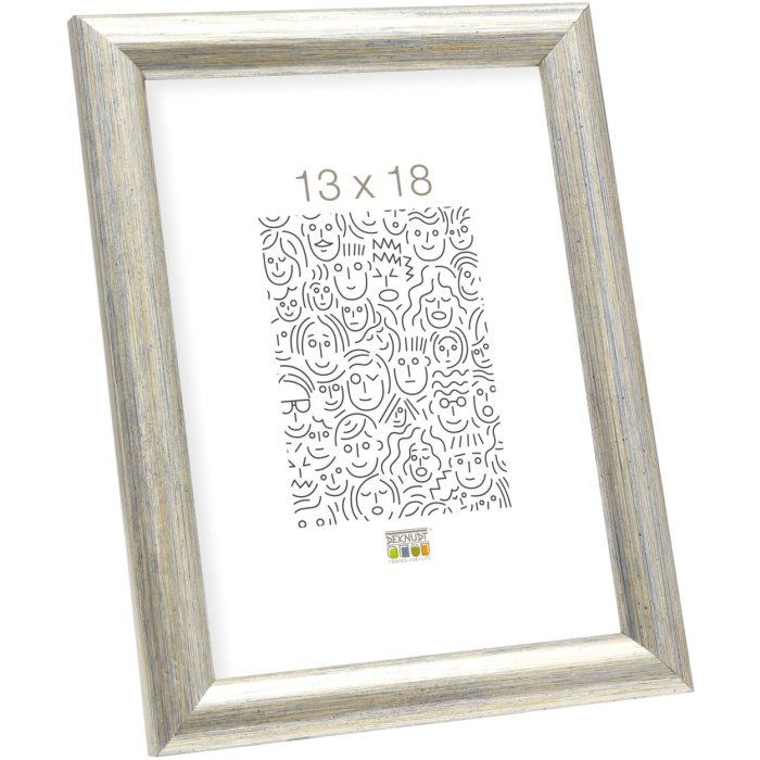 Rám na obraz strieborný S40CD2 drevo 10,0 x15,0 cm