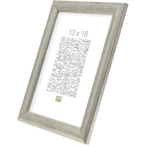 Rám na obraz strieborný S40CD2 drevo 10,0 x15,0 cm