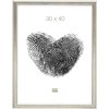 Rám na obraz strieborný S40CD2 drevo 10,0 x15,0 cm