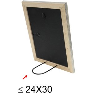 Rám na obraz strieborný S40CD2 drevo 18,0 x24,0 cm