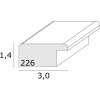 Rám na obraz S226H1 prírodná farba dreva 40,0 x60,0 cm