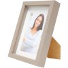 Rám na obraz s paspartou z dreva taupe 30,0 x40,0 cm;20,0 x30,0 cm S223K