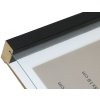 Rám na obraz s paspartou z čierneho dreva 18,0 x24,0 cm;13,0 x18,0 cm S223K
