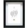 Rám na obraz s paspartou z čierneho dreva 20,0 x30,0 cm;15,0 x20,0 cm S223K