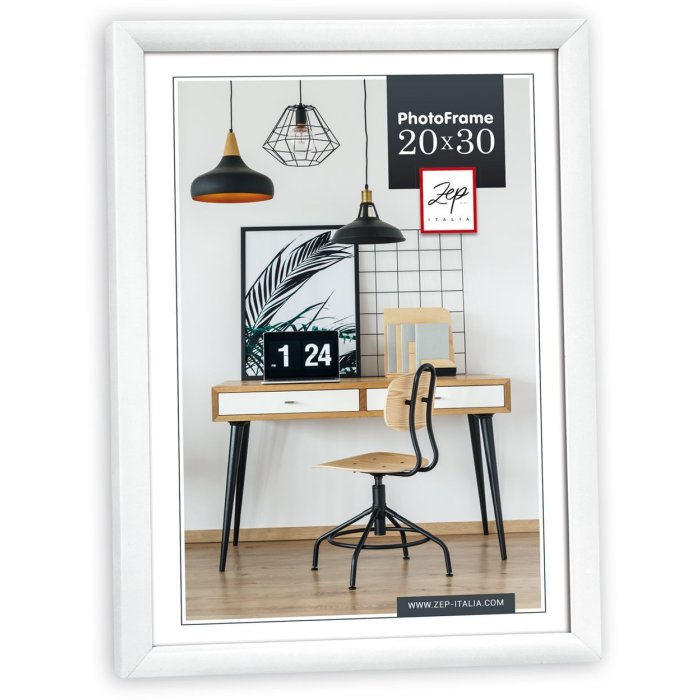 Plastový rám New Easy 40x60 cm biely