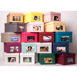 HNFD XL fotobox Kandra 700 fotografií 13x18 cm plameniak