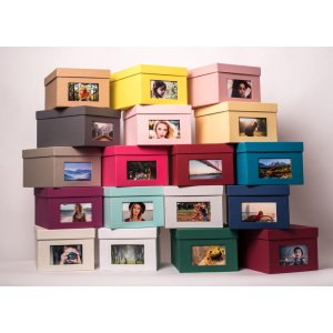 HNFD XL fotobox Kandra 700 fotografií 13x18 cm plameniak