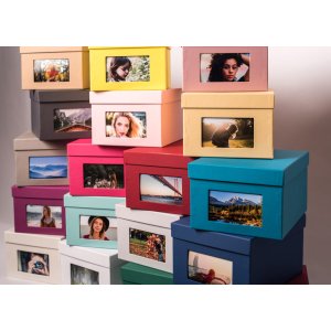 HNFD XL fotobox Kandra 700 fotografií 13x18 cm plameniak