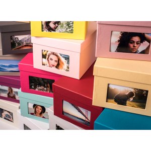 HNFD XL fotobox Kandra 700 fotografií 13x18 cm plameniak