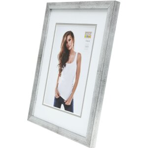 Deknudt rám na obrazy strieborné drevo S43AD1 9x13 cm - 40x50 cm s/bez pasparty