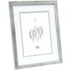 Deknudt rám na obrazy strieborné drevo S43AD1 9x13 cm - 40x50 cm s/bez pasparty