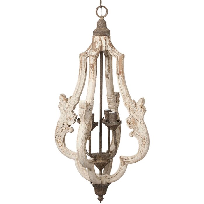 Závesná lampa 40x79 cm biela