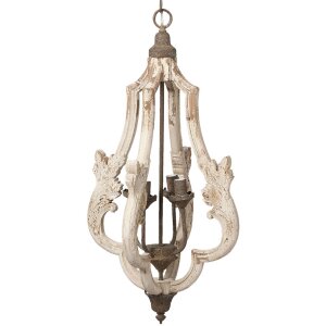 Závesná lampa 40x79 cm biela