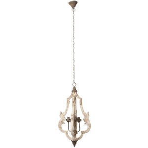 Závesná lampa 40x79 cm biela
