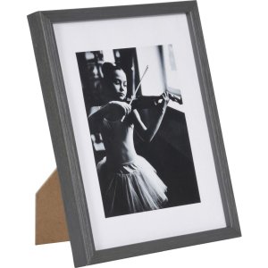 Drevený rám Viola 10x15 cm tmavo sivý