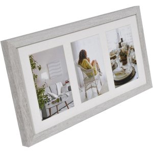 Fotogaléria Moderná 20x40 cm biela 3 fotografie 10x15 cm