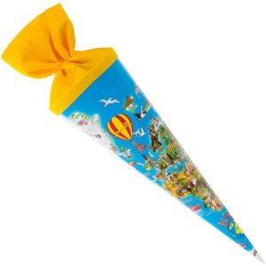 Školský kužeľ 35 cm mapa sveta - 93 070 Goldbuch