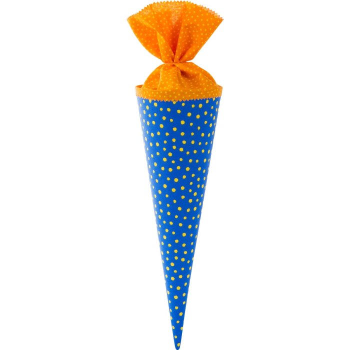 Goldbuch 93 553 Školský kužeľ New Stars 35 cm Modrá Žltá Látkové zapínanie