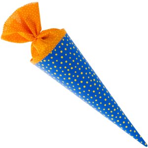 Goldbuch 93 553 Školský kužeľ New Stars 35 cm Modrá Žltá Látkové zapínanie