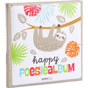 Goldbuch album poézie Happylife sloth 16,5x16,5 cm 96 bielych strán