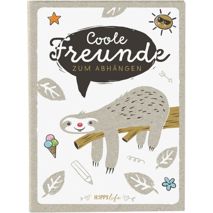 Goldbuch friends kniha Happylife leňochod A5 15x21 cm s 88 stranami