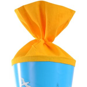 Goldbuch školský kužeľ mapa sveta 70 cm okrúhly plstený uzáver oranžový