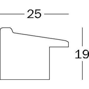 Český obrazový rám 20x30 cm buk