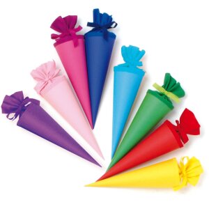 Goldbuch školská taška s plsteným uzáverom 9 farieb 3 veľkosti 15cm 35cm 70cm