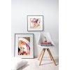 Nielsen hliníkový rám C2 štruktúra strieborná matná 70x100 cm