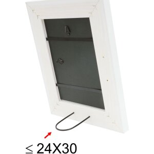 Deknudt S43BK Drevený obrazový rám biely 13x18 cm až 50x70 cm