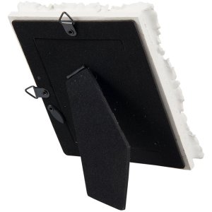 Fotorámik Clayre & Eef 2F0506 - 10x2x12 cm - 6x9 cm biely