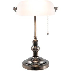 Stolná lampa biela Clayre & Eef 5LL-5100W -...