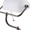 Stolná lampa biela Clayre & Eef 5LL-5100W - 27x23x42 cm E27 - Max. 1x 60Watt biela