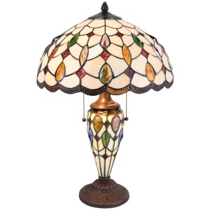 Stolná lampa Tiffany Clayre & Eef 5LL-5182 -...