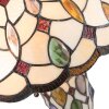 Stolná lampa Tiffany Clayre & Eef 5LL-5182 - Ø 40x60 cm E27- Max.2x60 W - E14 - Max.1x15W multi