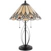 Stolná lampa Tiffany Clayre & Eef 5LL-5186 - Ø 40x60 cm - E27 - Max. 2x60 W multi