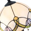 Stolná lampa Tiffany Clayre & Eef 5LL-5918 - Ø 30x50 cm - E27-max 2x40W multi
