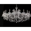 Luster Clayre & Eef 5LL-CR63 - 18 svetiel 64xØ 120 cm 18x E14-40w transparentný