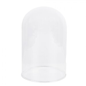 Sklenený zvonček Clayre & Eef 6GL2168 - Ø 12x17 cm priehľadný