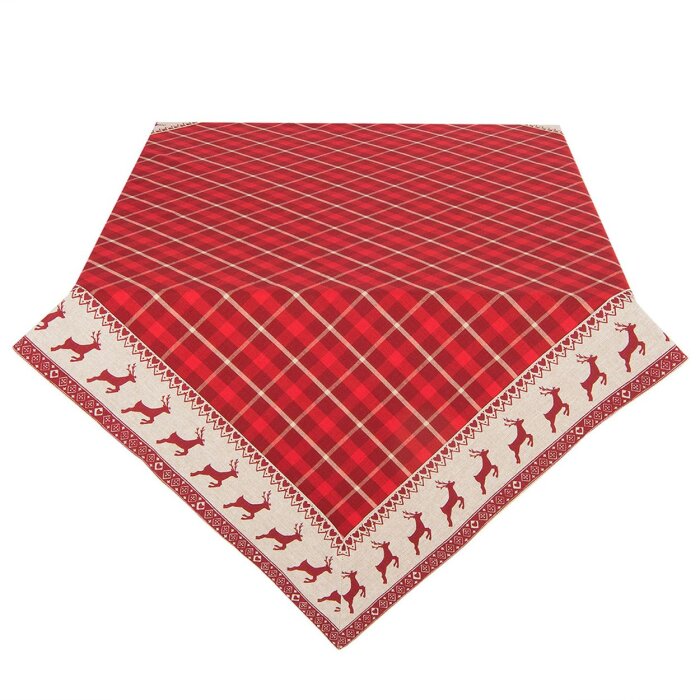 Obrus Clayre & Eef NOC15 - 150x150 cm červený