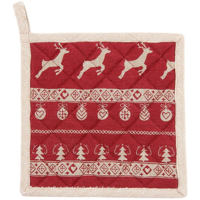 Obal na kvetináč Clayre & Eef NOC45-2 - 20x20 cm červený