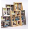 Galerijný rám Rustic 4 fotografie 10x10 cm a 10x15 cm prírodný
