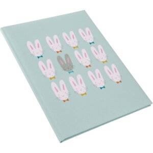 Goldbuch Detský denník Cute Bunnies Modrá 21x28 cm 44 ilustrovaných strán