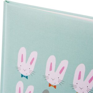 Goldbuch Detský denník Cute Bunnies Modrá 21x28 cm 44 ilustrovaných strán