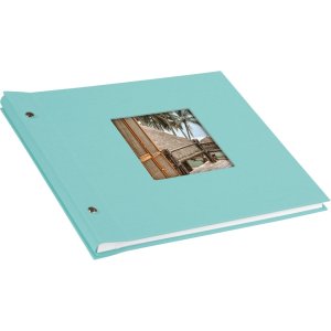 Goldbuch skrutkovací album Bella Vista aqua 30x25 cm 40 bielych strán